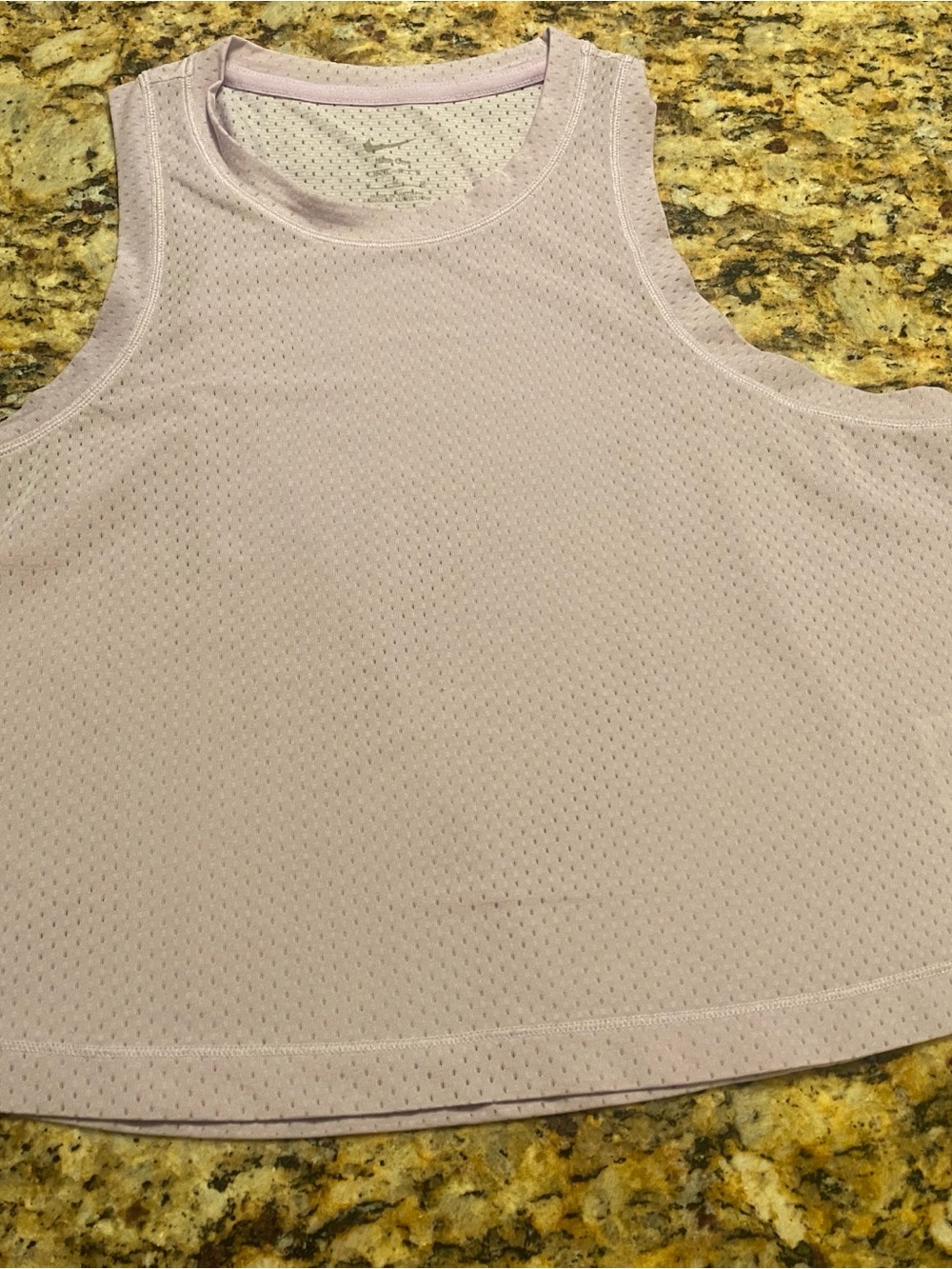 Nike Women's Lavender Mesh Crop Tank